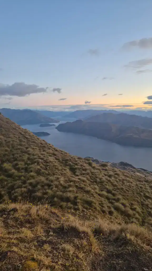 Nouvelle Zélande roy's peak vue randonnée